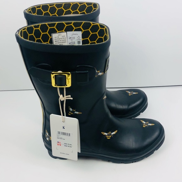 NWOT JouleS Molly Bees Mid-Calf Rain Boot various - Picture 3 of 7